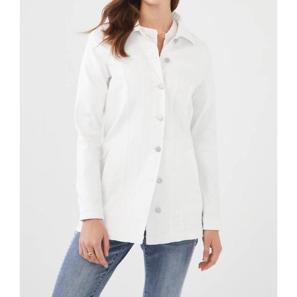 FDJ Indigo Mixed Media Jacket 1001553
